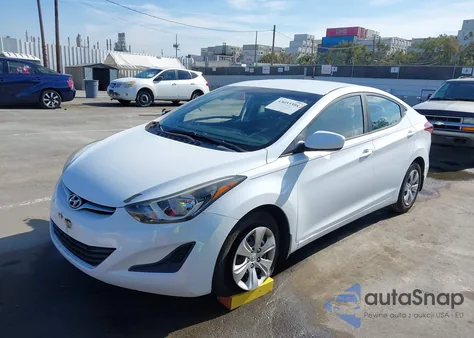 2016 Hyundai Elantra Se from USA, damaged, VIN 5NPDH4AE1GH673257